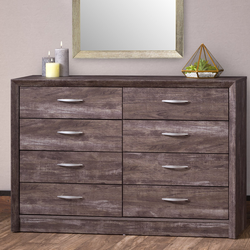 Red Barrel Studio® Lodsworth 8 Drawer 47'' W Double Dresser & Reviews